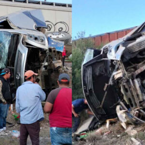 Tren impacta a un autobús de pasajeros en Querétaro; reportan 11 personas heridas