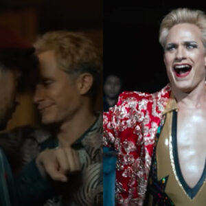 Revelan beso entre Bad Bunny y Gael García Bernal para la película ‘Cassandro’