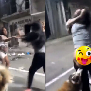 Déjala sin calzones, déjala… firulais se mete en riña entre mujeres; hay video