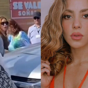 Acusan a Shakira de empujar a una mujer en la calle; divide opiniones