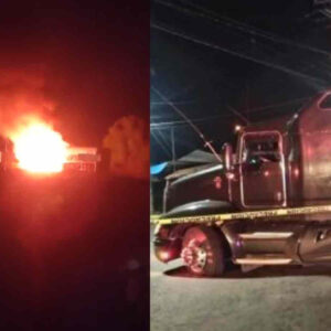 Se registran balaceras y quema de vehículos en varios municipios de Michoacán