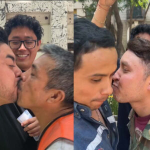 AlbaƱiles se pierden el asco, se besan por mil pesos y rompen TikTok