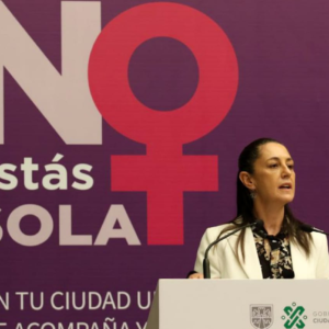 Claudia Sheinbaum Presenta programa para disminuir la Violencia contra las mujeres