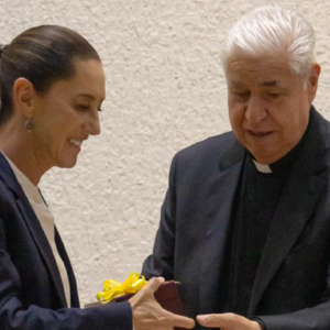 Sheinbaum acude a visita con el Episcopado Mexicano