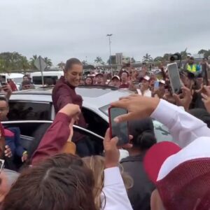 Claudia Sheinbaum continúa su campaña en Tamaulipas