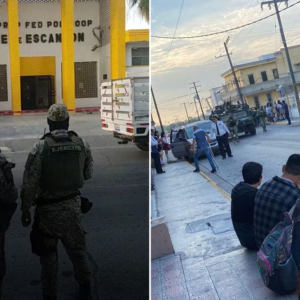 Detectan granada en la entrada de la Preparatoria José de Escandón en Reynosa, Tamaulipas