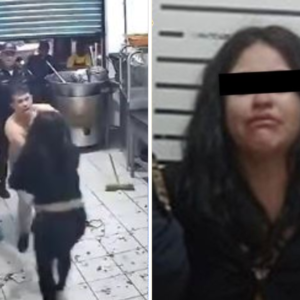 Detienen a mujer por apuñalar a su pareja en taquería de CDMX