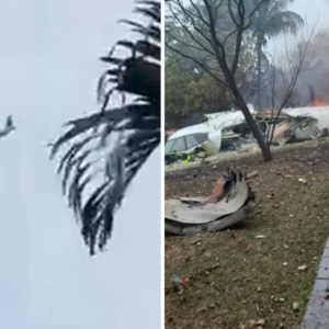 Se desploma avión con 61 pasajeros en Sao Paulo, Brasil