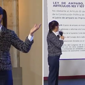 Quienes violan el Estado de Derecho, son ellos, dice Sheinbaum