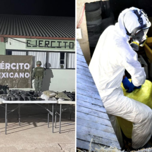 Detienen a 8 personas con armas y droga en Sinaloa