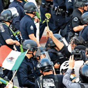 EU multiplica su fuerza militar en Los Ćngeles; cuarto dĆa de enfrentamientos