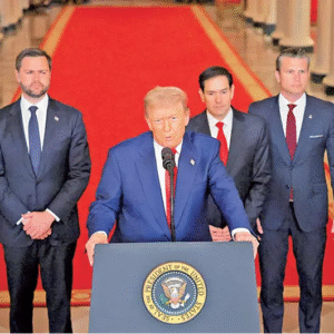 Trump ataca IrÔn y mete a EU en guerra; debe haber paz o vendrÔ una tragedia, advirtió